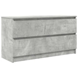 ZNTS TV Cabinet Concrete Grey 100x35x54 cm Engineered Wood 861808