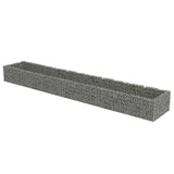 Gabion Raised Bed Galvanised Steel 540x90x50 cm 143555