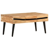 Coffee Table 88x50x42 cm Solid Acacia Wood 322676