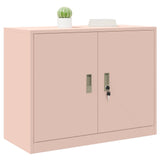 Storage Cabinet Pink 90 x 40 x 70 cm Steel 891635