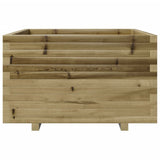 Garden Planter 80x80x49.5 cm Impregnated Wood Pine 3282533
