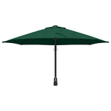 Garden Parasol Green 248 x 248 x 148 cm Polyester and Steel 42003228