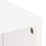 Side Cabinets 5 pcs "ODDA" White 40x24x79 cm Solid Wood Pine 3365357