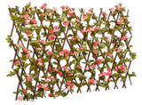 Artificial Ivy Trellis Expandable 5 pcs Dark Pink 180x60 cm 366579