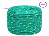 Multipurpose Utility Rope 16 mm 50 m Green PP 1560 kg Max Load 3473126