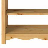Console Table Drammen Oak 89.5 x 37 x 73 cm Solid Pine Wood 42003046