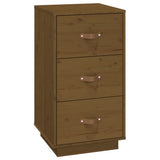 Bedside Cabinet Honey Brown 40x40x75 cm Solid Wood Pine 818341