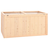 Hamster Cage 89.5x45x45 cm Solid Wood Fir 172381