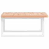 ZNTS Basin Shelf Wall Mounted Steel and Solid Wood Beech 3302500