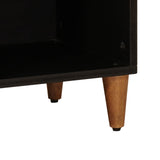 Sideboard with Storage Walnut 80 x 33 x 75 cm Solid Mango Wood 4018251