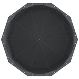 Planter Anthracite 60 x 60 x 50 cm Steel 883761