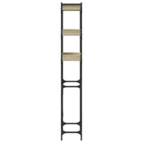 Washing Machine Shelf Sonoma Oak 67x25x163 cm Engineered Wood 838979
