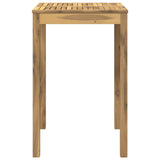 Garden Bar Table LAREN Whitewash 70 x 68.5 x 105 cm 901719