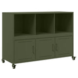 Sideboard Olive Green 100.5x39x72 cm Steel 846738