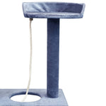 ZNTS Cat Tree with Sisal Scratching Posts 150 cm Dark Blue 170489