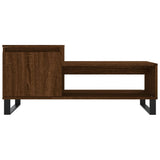 Coffee Table Brown Oak 100x50x45 cm Engineered Wood 830843