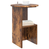 Side Table Smoked Oak 39.5 x 55 cm Engineered Wood 8001042