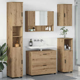 Bathroom Furniture Set 5 pcs Artisan Oak 3393072