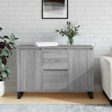 Sideboard Grey Sonoma 101.5x35x70 cm Engineered Wood 827218