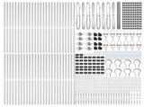 Welded Wire Fence with Spikes 100 x 1.5 m 3353459