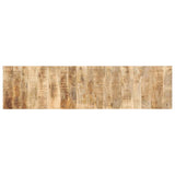 ZNTS Headboard 200 cm Solid Rough Wood Mango 4017515