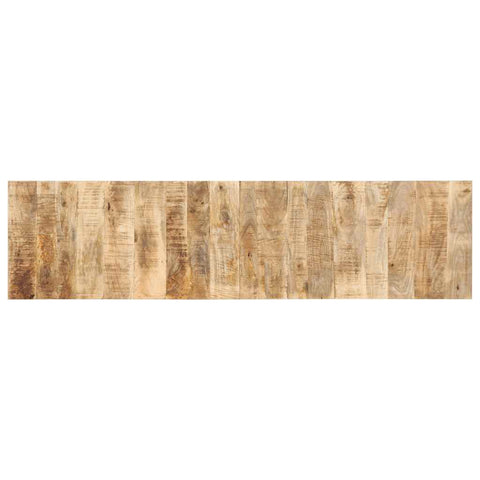 ZNTS Headboard 200 cm Solid Rough Wood Mango 4017515