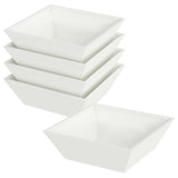 Garden Planter 5 pcs White 50 x 50 x 15 cm Cold-rolled Steel 873827