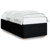 Bed Frame without Mattress Black 90x190 cm Single Fabric 3284902