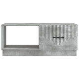 Coffee Table Concrete Grey 90 x 50 x 37 cm Engineered Wood 895418