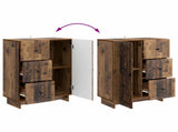 Sideboard Old Wood 66 x 34.5 x 90 cm Engineered Wood 893943
