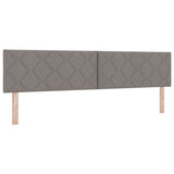 Headboard with Headboard Taupe 200 cm Faux Leather 42007284