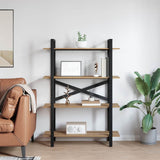 Bookshelf Artisan Oak 100 x 33.5 x 140 cm Engineered Wood 883945