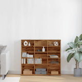 CD Cabinet Old Wood 100x23x89.5 cm Engineered Wood 856000