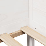 Daybed with Drawers without Mattress White 90x190 cm Single Solid Wood 3302097