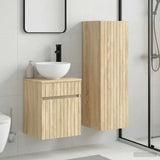 Bathroom Furniture Set 2 pcs Sonoma Oak 33 x 34.5 x 100 cm 3406135
