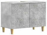 Bathroom Sink Cabinet DELFT Concrete Grey 59.5 x 31.5x 59 cm 897008