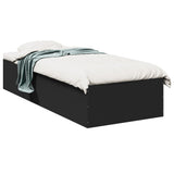 Bed Frame without Mattress Black 90x190 cm Single 3281064