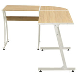 Corner Desk L-Shaped Oak 20133