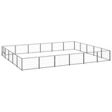 Dog Kennel Black 30 m Steel 3082158