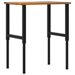 Workbench Light Brown 80x60x cm Solid Wood Oak 3309696