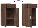 Sideboard Brown Oak 30x42.5x93 cm Engineered Wood 846277