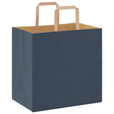 Paper Bags 250 pcs with Handles Blue 26x17x25 cm 4101927