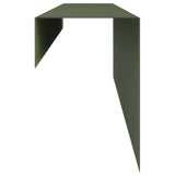 Garden Cover Profile 10 pcs 100 x 10 x 15 cm Steel Olive Green 8012913