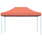 Foldable Party Tent Pop-Up Terracotta 440x292x315 cm 4004965