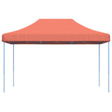 Foldable Party Tent Pop-Up Terracotta 440x292x315 cm 4004965