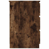 Writing Desk Smoked Oak 140x50x77 cm Engineered Wood 815438