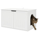 Cat House White 85 x 55 x 50.5 cm Engineered Wood 8000716