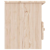 TV Cabinet with Drawers ALTA 100x35x41 cm Solid Wood Pine 353933