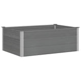 Garden Raised Bed WPC 150x100x54 cm Grey 43609