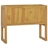 Bathroom Cabinet 90x40x75.5 cm Solid Wood Teak 338248